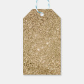 ピンクお洒落蝶の赤ちゃんシャワーのお気に入り ギフトタグ (裏面)