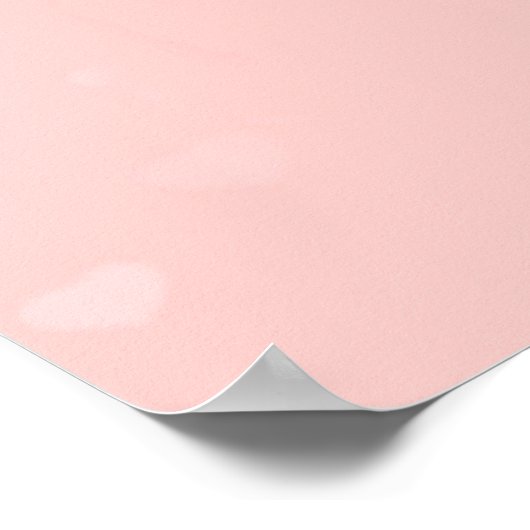 ピンクお洒落豚かわいい農園動物 ポスター (角)