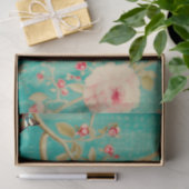 ピンクお洒落金ゴールド水玉模様フローラバードケージハット 薄葉紙 (ギフト)