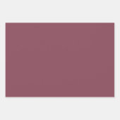 ピンクお洒落雪だるまアールデコホタテ ラッピングペーパーシート (正面2)