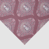 ピンクお洒落雪だるまマンダラレトロオジーダマスク 薄葉紙 (詳細)