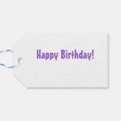 ピンクお誕生日ケーキつや消し ギフトタグ (裏面横)