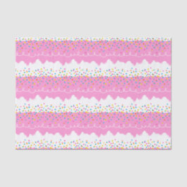 ピンクお誕生日ケーキつや消し 薄葉紙