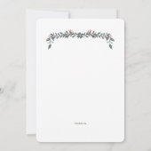 ピンクお誕生日ケーキ招待状 招待状 (裏面)