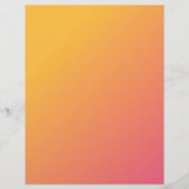 ピンクからオレンジグラデーションの工芸品またはスクラップブック作り紙 (正面)