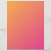 ピンクからオレンジグラデーションの工芸品またはスクラップブック作り紙 (裏面)