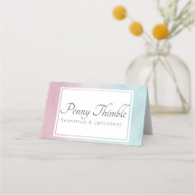 ピンクからターコイズの水彩画