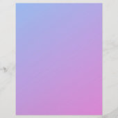 ピンクからブルーグラデーションのリサイクル工芸紙 (正面)