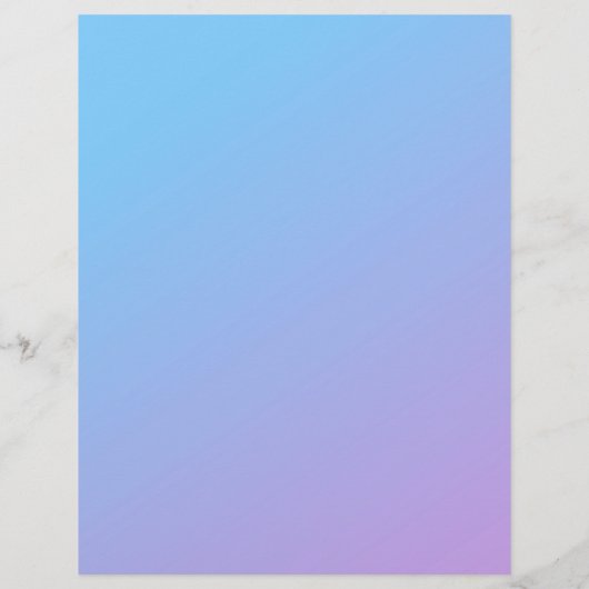 ピンクからブルーグラデーションのリサイクル工芸紙 (裏面)