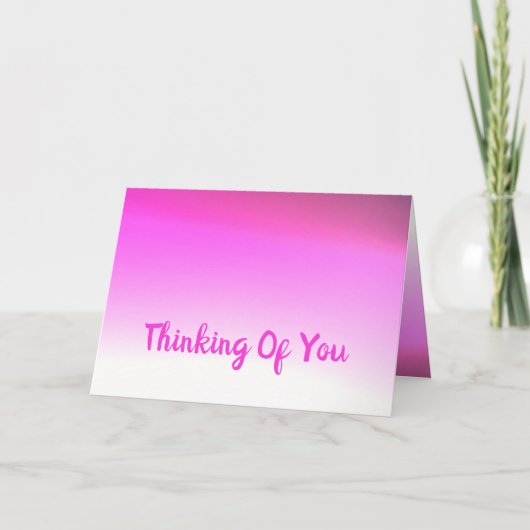 ピンクからプラム カード (正面)