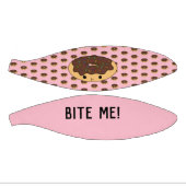 ピンクかわいいかわいいチョコレートドーナツ虹の散水 ミニバスケットボール (パネル)