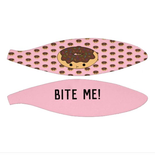 ピンクかわいいかわいいチョコレートドーナツ虹の散水 ミニバスケットボール (パネル)