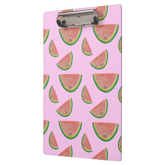 ピンクかわいいスイカ クリップボード (左)