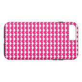 ピンクかわいいハートパターンタフiPhone 7プラスケース Case-Mate iPhoneケース (裏面(横))
