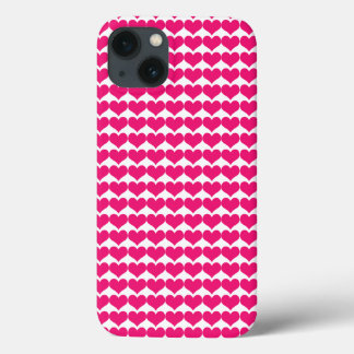 ピンクかわいいハートパターンBT iPadケース iPhone 13ケース
