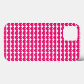 ピンクかわいいハートパターンBT iPadケース Case-Mate iPhoneケース (裏面 (横))