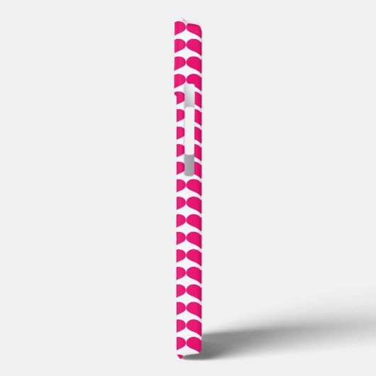 ピンクかわいいハートパターンBT iPadケース Case-Mate iPhoneケース (裏面 / 左)