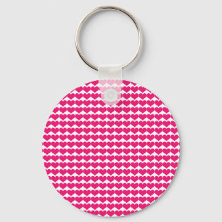 ピンクかわいいハートパターンKeychain キーホルダー