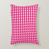 ピンクかわいいハート柄の枕 アクセントクッション (正面(垂直))