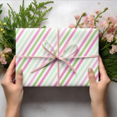 ピンクかわいいペイズリープリントパターン ラッピングペーパーシート