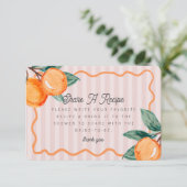 ピンクかわいこちゃんパステルシトラスブライダル共有アレシピ エンクロージャーカード (スタンド正面)
