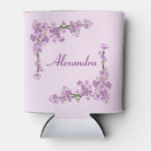 ピンクかわいらしさくらんぼの花 缶クーラー (正面)