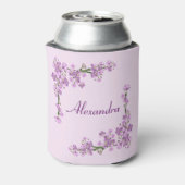 ピンクかわいらしさくらんぼの花 缶クーラー (缶裏面)