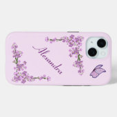 ピンクかわいらしさくらんぼの花 Case-Mate iPhoneケース (裏面 (横))