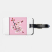 ピンクかわいらしさくらんぼブロッサム荷物タグ ラゲッジタグ (裏面横)