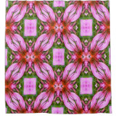 ピンクかわいらしで…..... シャワーカーテン (正面)