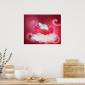 ピンクかわいらしで ポスター (キッチン)