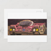 ピンクかわいらしで ポストカード (正面/裏面)