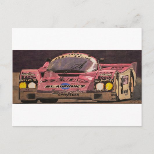 ピンクかわいらしで ポストカード (正面)