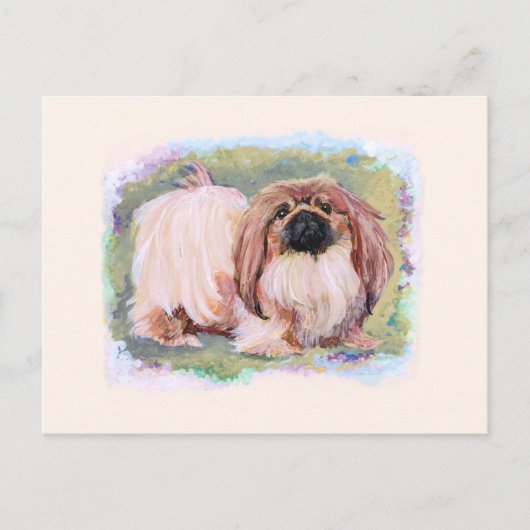 ピンクかわいらしで ポストカード (正面)