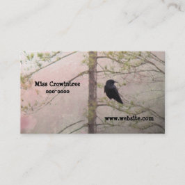 ピンクかわいらしとカラス 名刺