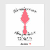 ピンクかわいらしとブラックの考古学者のコテ シール (シート)