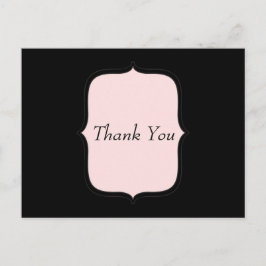 ピンクかわいらしとブラック ポストカード