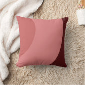 ピンクかわいらしとブルゴーニュの模様 クッション (ブランケット)