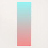 ピンクかわいらしとブルーグラデーション ヨガマット (裏面)