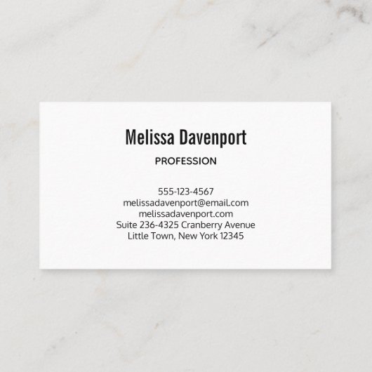 ピンクかわいらしと白のカーネーション写真 名刺 (裏面)