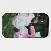 ピンクかわいらしと白のバラの花茂み。ボタニカ Case-Mate iPhoneケース (裏面(横))