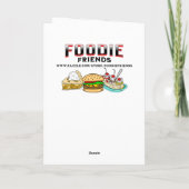 ピンクかわいらしと金ゴールドのアイス考えクリーム カード (裏面)