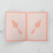 ピンクかわいらしと黒の考古学者の鏝 カード (内部)