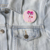 ピンクかわいらしのかわいいで女の子PinkyP 缶バッジ (インサイチュ)