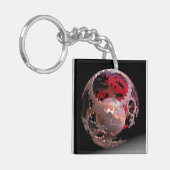 ピンクかわいらしのカップで キーホルダー (正面左)