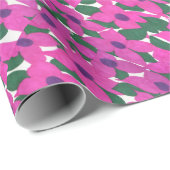 ピンクかわいらしのクラシック花柄 ラッピングペーパー (ロールコーナー)