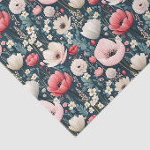 ピンクかわいらしのケシ 薄葉紙 (詳細)