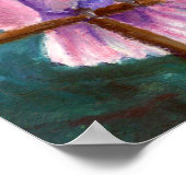 ピンクかわいらしのコカトーのポスター ポスター (角)