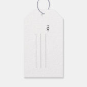 ピンクかわいらしのスクリプトハッピーバレンタインデー ギフトタグ (裏面)