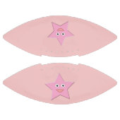 ピンクかわいらしのスターサッカー アメリカンフットボール (パネル)